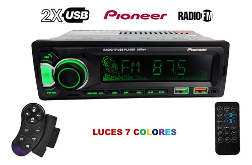 Reproductor Pioneer Bluetooth Carro Mp3 Usb Radio Pioneer Rf