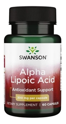 Swanson | Alpha Lipoic Acid I 300mg I 60 Capsulas I Usa