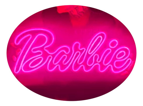 Cartel Neón Led Barbie 53x21 Cm Luminoso - Deco