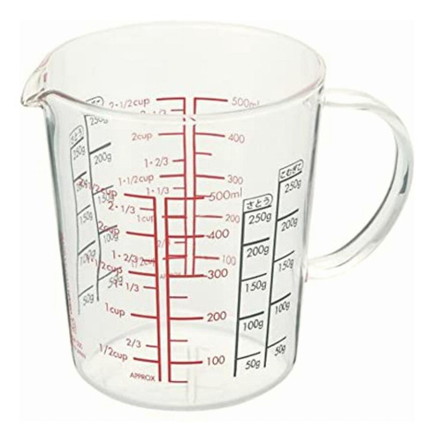 Hario Taza Medidora Ancha, 500 Ml