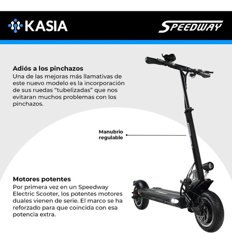 Scooter Electrico Minimotors Speedway 5 Dual Potenciado