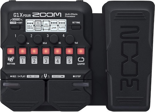 Pedalera Para Guitarra Electrica Con Pedal Zoom G1x Four 