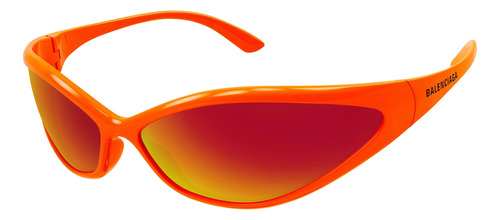 Lentes Balenciaga 90s Oval Fluo Orange Sunglasses Originales