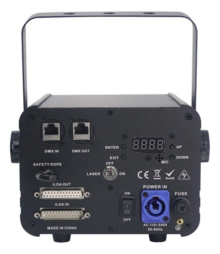 2w 3w Rgb Patrón Efecto De Escaneo Luz Dmx512 Control De