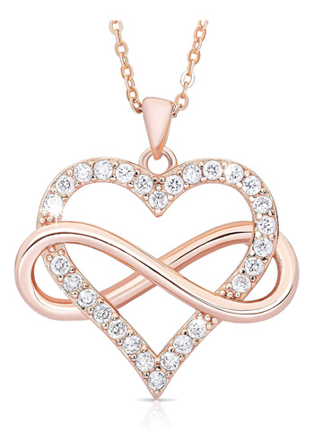 Collar Sash & Soph Infinity Heart Para Mujer Collar De 2