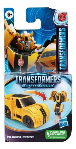 Muñeco Transformers Earthspark 2 E 1 Tacticon Hasbro 6cm