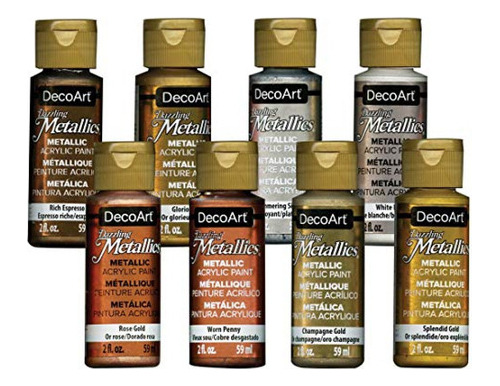 Pintura Acrilicas Decoart Metallics Paint Value Pack Juego D