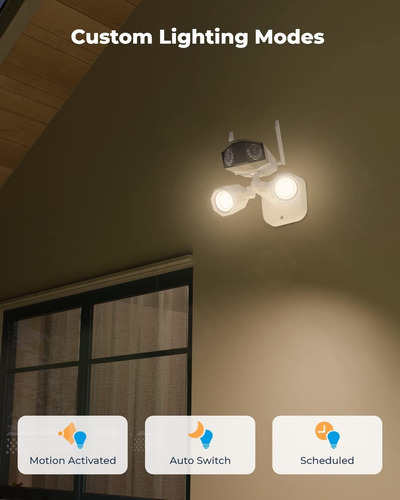 Reolink Cámara De Reflector, 4k De Doble Lente Con Cable Wif