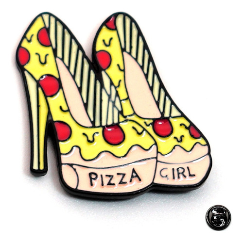 Prendedor (pin) Pizza Girl