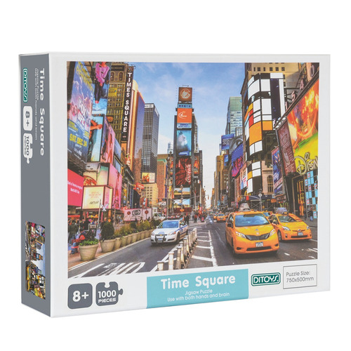 Puzzle 1000 Piezas Time Square Orig Ditoys Mundomanias