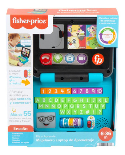 Notebook Fisher Price Rie Y Prende Laptop  Hgw97