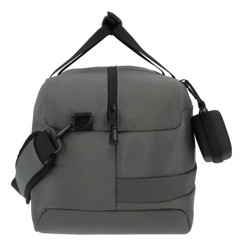 Bolso Deportivo Gym Bag Deprotes Metro Duffle Color Gris Oscuro Lisa