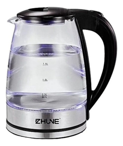 Jarra Electrica Zhune 1.8l (con Jarra De Vidrio Borosilicato