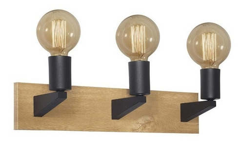 Imagen 3 de 8 de Aplique Pared Lucca 2 Luces Industrial Nordico E27 Puraluz