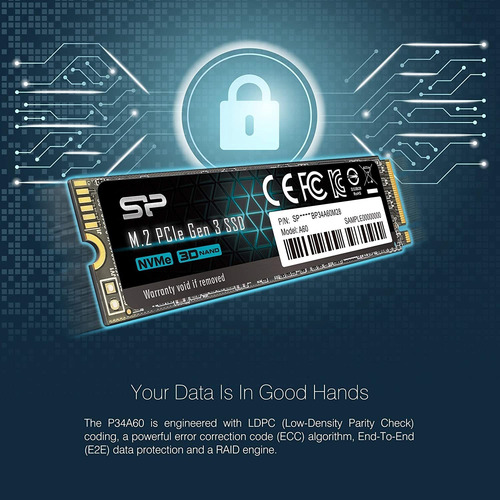 Silicon Power Pcie Gen 3x4 Y A55, A60. 1 Tb