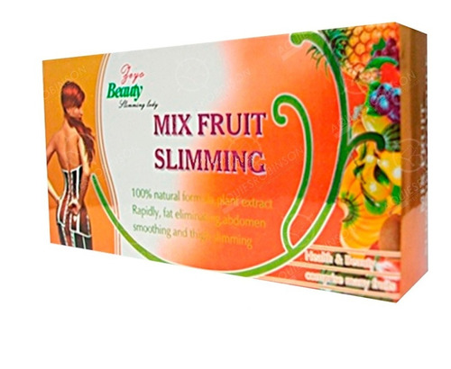 2 Mix Fruit Slimming Original Natural Adelgazar Importad