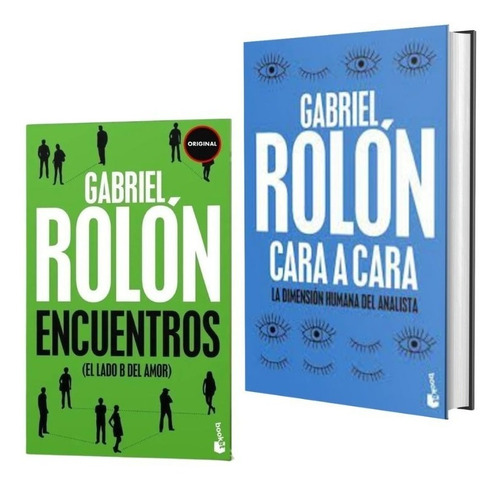 Cara A Cara + Encuentros - 2 Libros De Gabriel Rolon