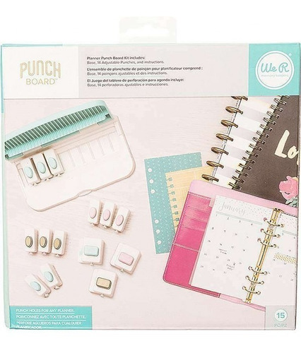 Kit Planner Punch Board 15 Piezas Wrmk