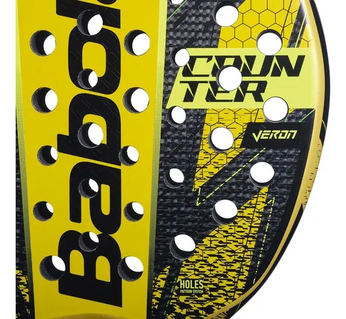 Paleta De Padel Babolat Counter Veron 2024 Color Negro/Amarillo
