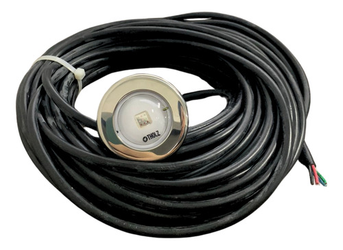 Kit 12 Refletor 9w Cabo 20m Tholz + Fonte 10a + Controle Rgb