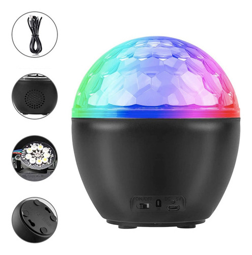 Lampara Multicolor Bocina Bluetooth Luz