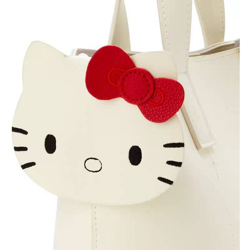 -bolso Tipo Cubo Para Hello Kitty Tote Para Mujer, Portátil-