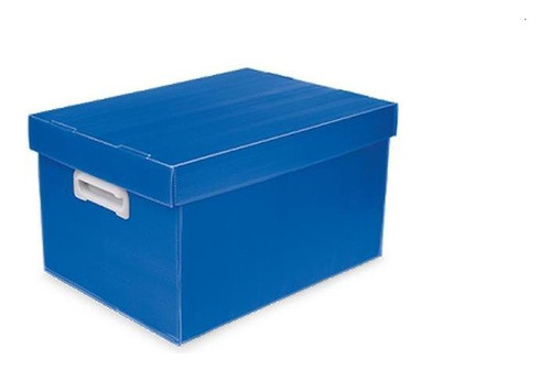 Caixa Organizadora Novaonda Pequena Azul Polibras