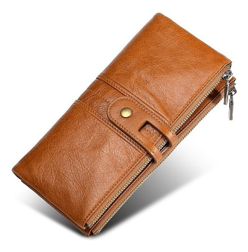 Porta celular cartera piel genuina Hombre Billetera