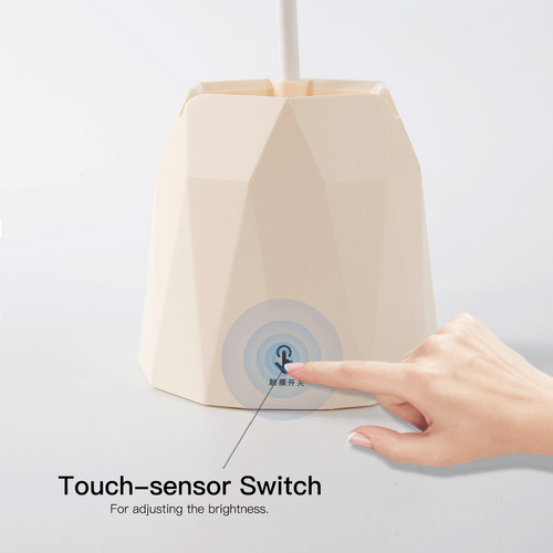 Lámpara De Mesa Led Recargable Con Soporte Para Bolígrafos C