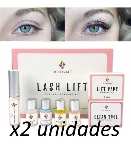 Kit Permanente Pestañas Lifting Completo Iconsign Lash X 2u.