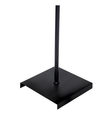 Velador Acero Moderno Con Pantalla Blanca Apto Led Color de la estructura Color negro Color de la pantalla Arpillera Oscura