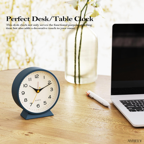 Reloj De Despertador Analógico Ayrely® 4.5, Reloj De Batería