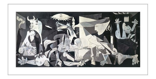 Lamina Fine Art Guernica Picasso 224x100 Cm Myc Arte Calidad
