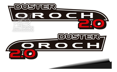 Calco Duster Oroch 2.0 Juego 2 Unidades