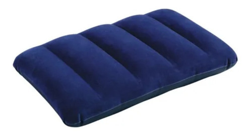 Almohada Inflable Intex Clasica Felpa Colchon Viaje Camping 