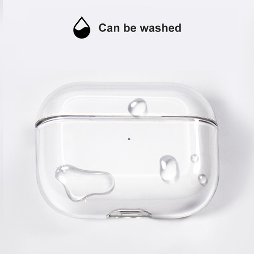 Funda De Carga Para AirPods Pro, Carcasa De Tpu Transparente