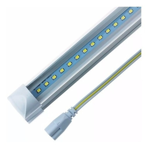 Pack 10 Tubo Led Con Base 18w T8 120 Cm Luz Fría