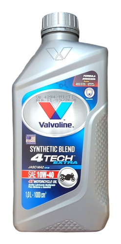 Aceite 10w40 Semi Sintético 4t Para Motos Valvoline