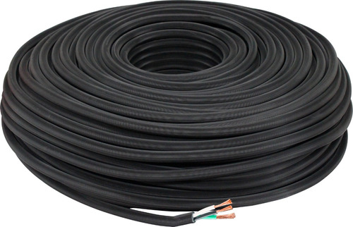 100m Cable Uso Rudo 3x14 Para Exteriores Jardin Casa Solar