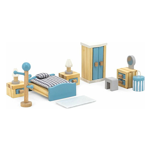 Playset Polar B Casita De Madera Cuarto Matrimonial Ub