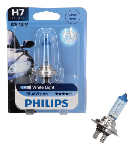 Lampara Philips H7 (12972) 12v 55w Px26d Blue Vision Philips