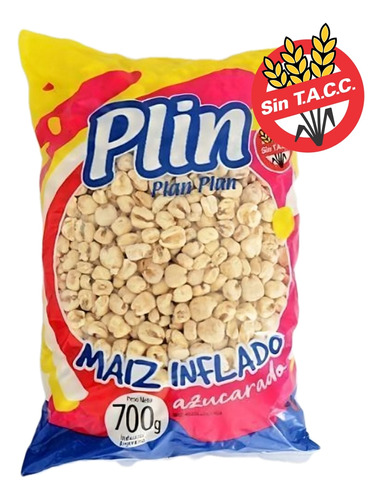 Tutuca Maiz Inflado Plin Plan Plun X700g 