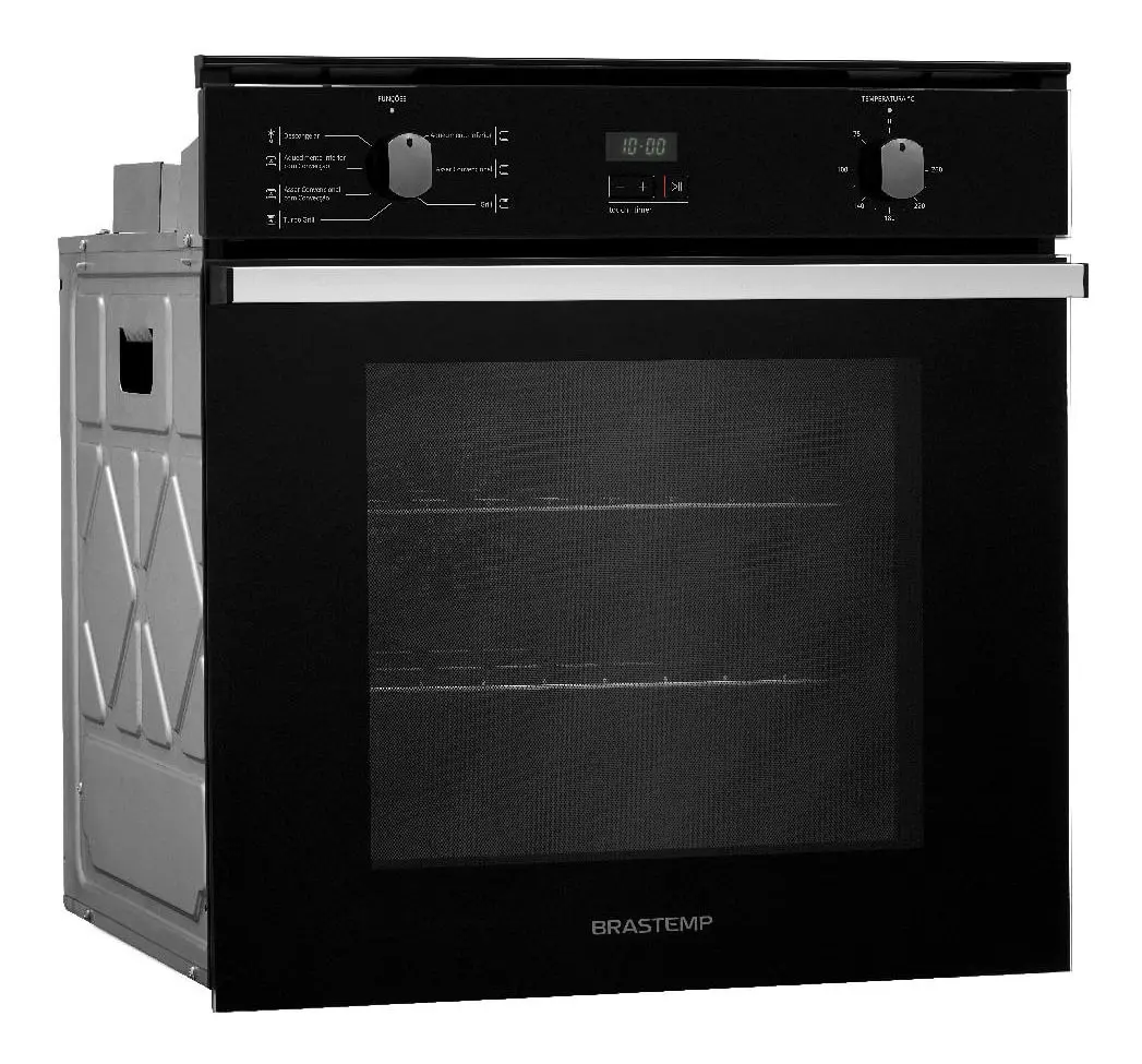 Forno de Embutir Elétrico Brastemp 84L Preto Timer - BOC84AE