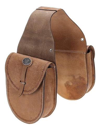 Imagem 1 de 2 de Alforge Para Sela De Cavalo Em Couro Pyramid Country 22691
