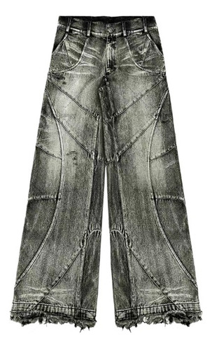 Y2k Streetwear Punk Hip Hop Jeans Ropa De Trabajo De La