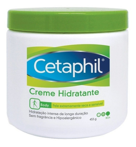 Cetaphil Creme Hidratante Pele Extremamente Seca - 453g