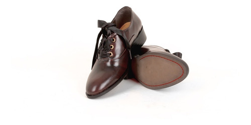 Imagen 3 de 4 de Zapato Para Dama Oxford Casual Vestir En Fina Piel Vacuno