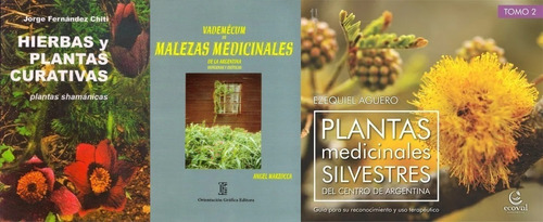 3 Libros De Hierbas Malezas Y Plantas Curativas Shamanicas