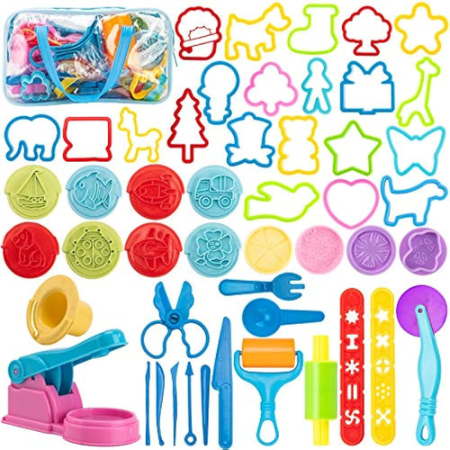 Maykid Play Dough Tools Set Para Niños, 50 Piezas Playdough 