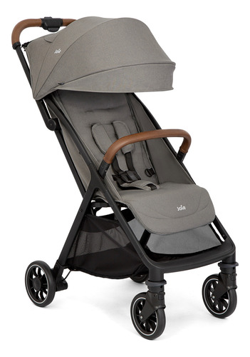 Coche De Bebé Joie Pact Pro Ultraliviano Y Compacto Color Pebble Chasis Negro